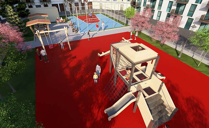 Azcanlar Sokak Parkı yenileniyor