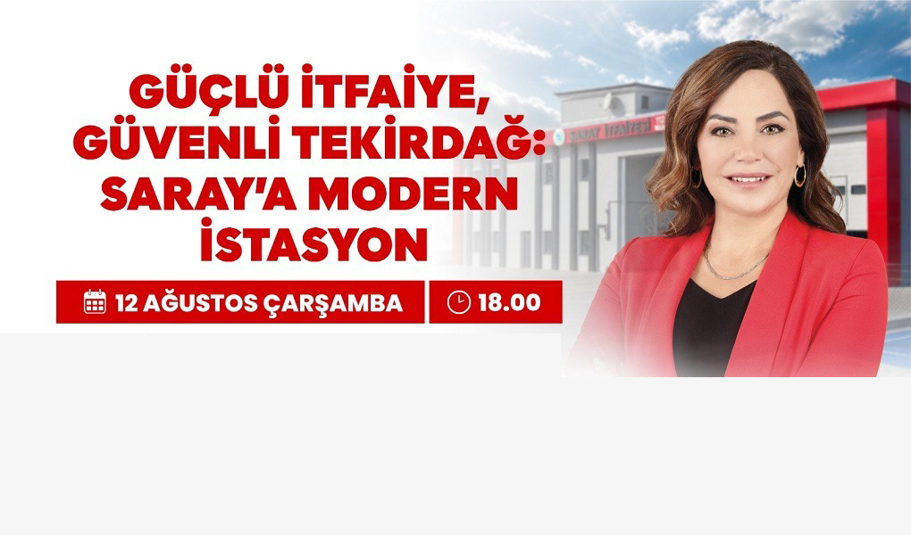 Saray'ın modern itfaiye istasyonu törenle açılacak