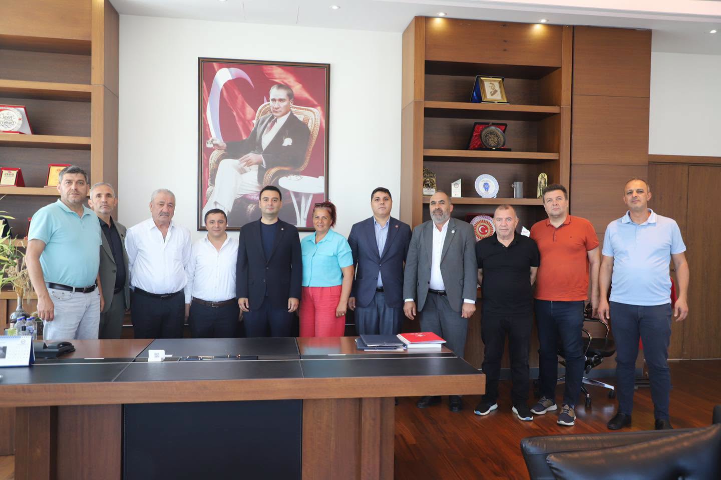 Hemşehri derneklerinden Çorlu TSO'ya ziyaret