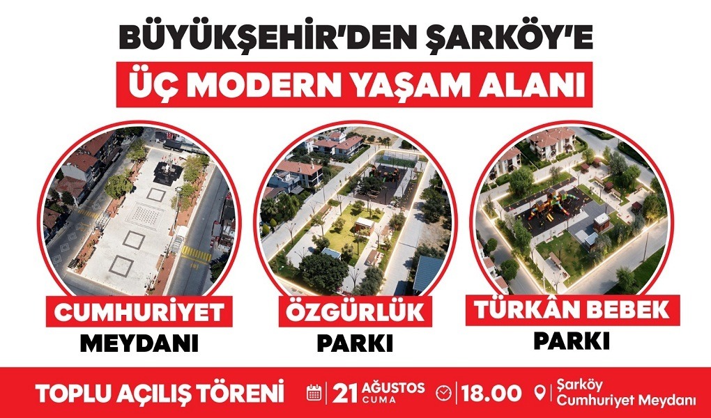 Şarköy'e 3 yeni yaşam alanı geliyor
