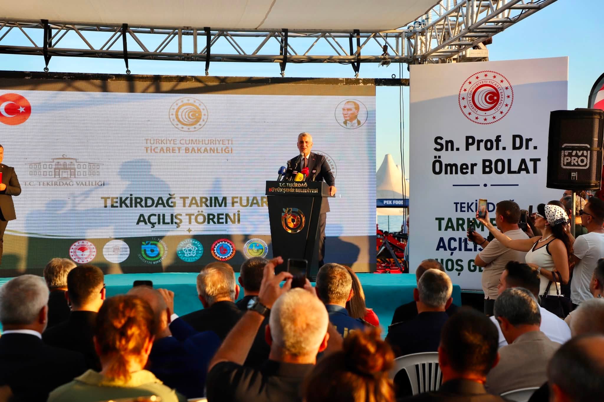 Tekirdağ Tarım Fuarı Açıldı: Esnafa 150 Milyon TL Müjde