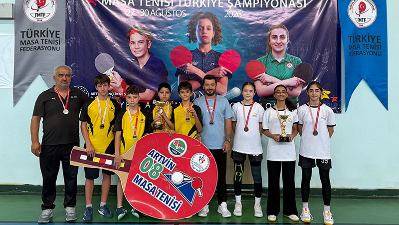 Masa Tenisinde Çerkezköy Başarısı!