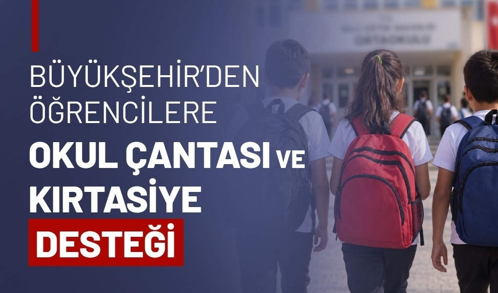 Büyükşehirden İhtiyaç Sahibi Ailelere Kırtasiye Desteği