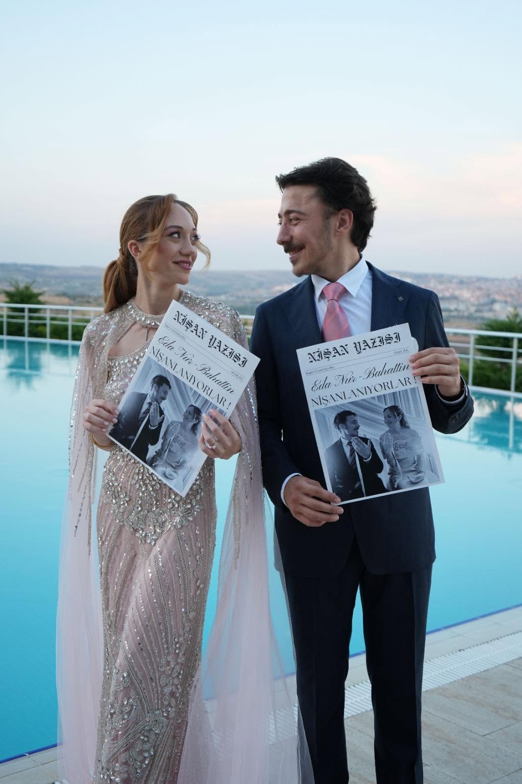 IŞIKSAL VE ÜNAL AİLELERİNİN MUTLU GÜNÜ: EDA NUR VE BAHATTİN EVLİLİĞE İLK ADIMI ATTI