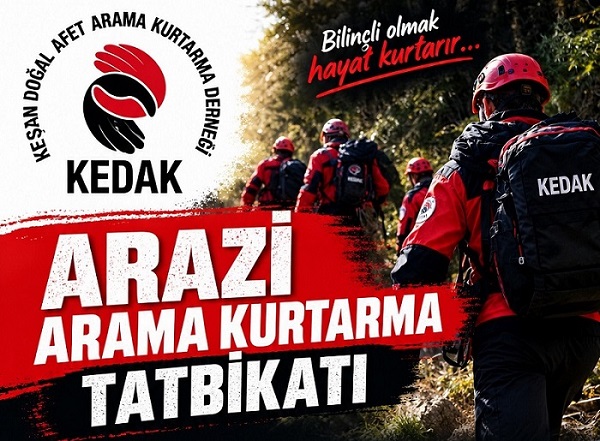 KEDAK, AFAD Akreditasyonu Sonrası Orman Tatbikatına Hazırlanıyor