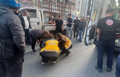 Çerkezköy’de kamyonet yaşlı adama çarptı!